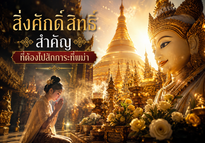 สิ่งศักดิ์สิทธิ์สำคัญที่ต้องไปสักการะที่พม่า 
