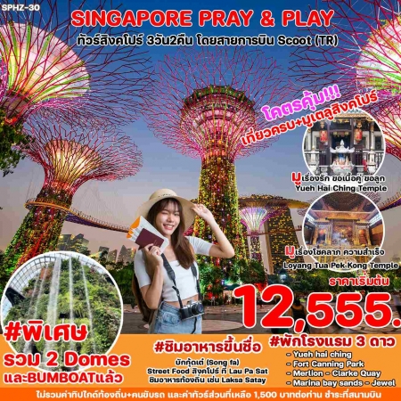 ทัวร์สิงคโปร์ ASG102-08 SINGAPORE PRAY AND PLAY (241067)