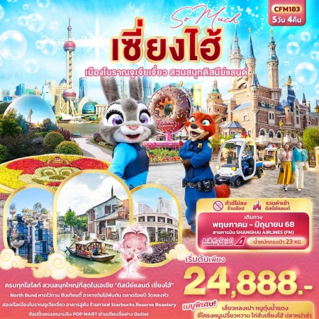 ทัวร์เซี่ยงไฮ้ดิสนีย์แลนด์