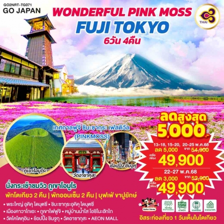 ทัวร์โตเกียวเดือนพฤษภาคม68