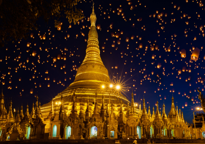 พระมหาเจดีย์ชเวดากอง ทัวร์พม่า2023