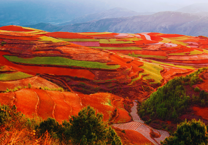 ทัวร์จีน ACH50-03 ห่าวจี๋เลอ KUNMING ตงชวน แผ่นดินสีแดง ภูเขาเจ็ดสี (251066)